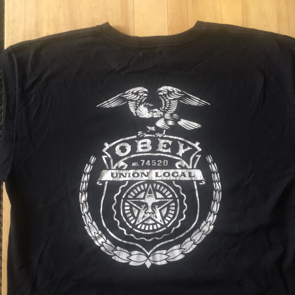 OBEY union local T-shirt - Picture 3 of 4